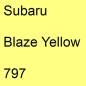 Preview: Subaru, Blaze Yellow, 797.